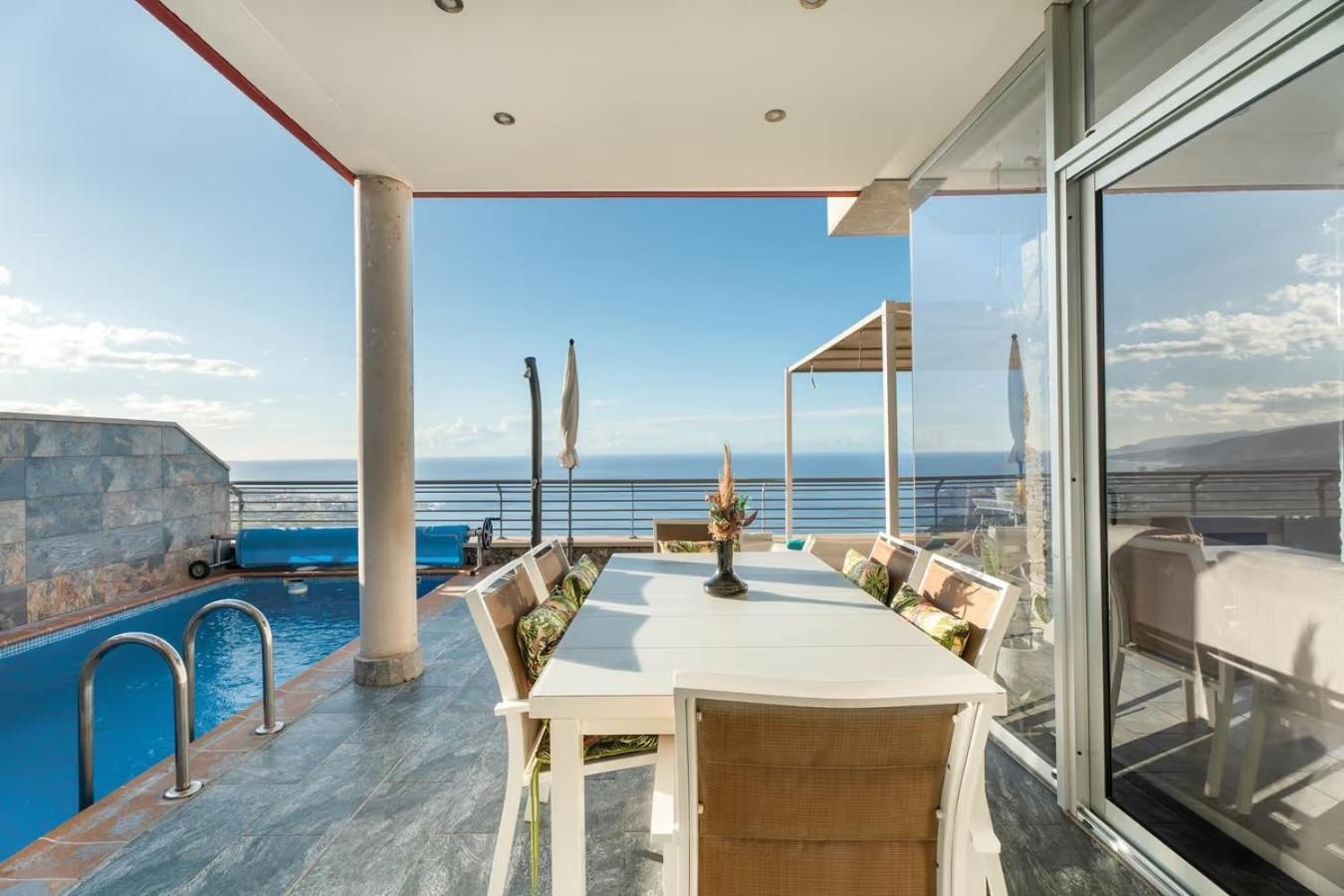 Villa Golden Horizon Con Piscina Privada Climatizada Santa Úrsula Buitenkant foto