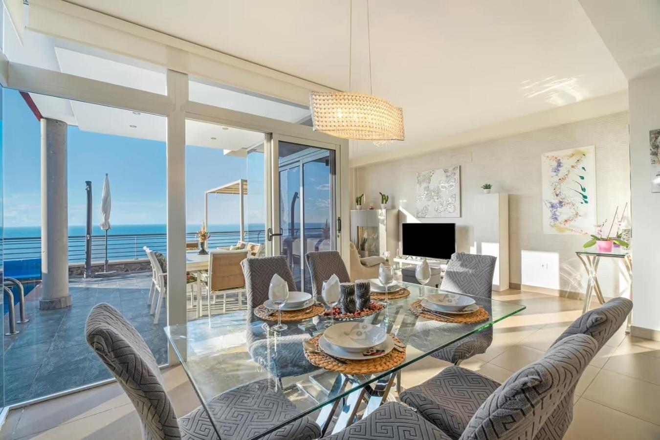 Villa Golden Horizon Con Piscina Privada Climatizada Santa Úrsula Buitenkant foto