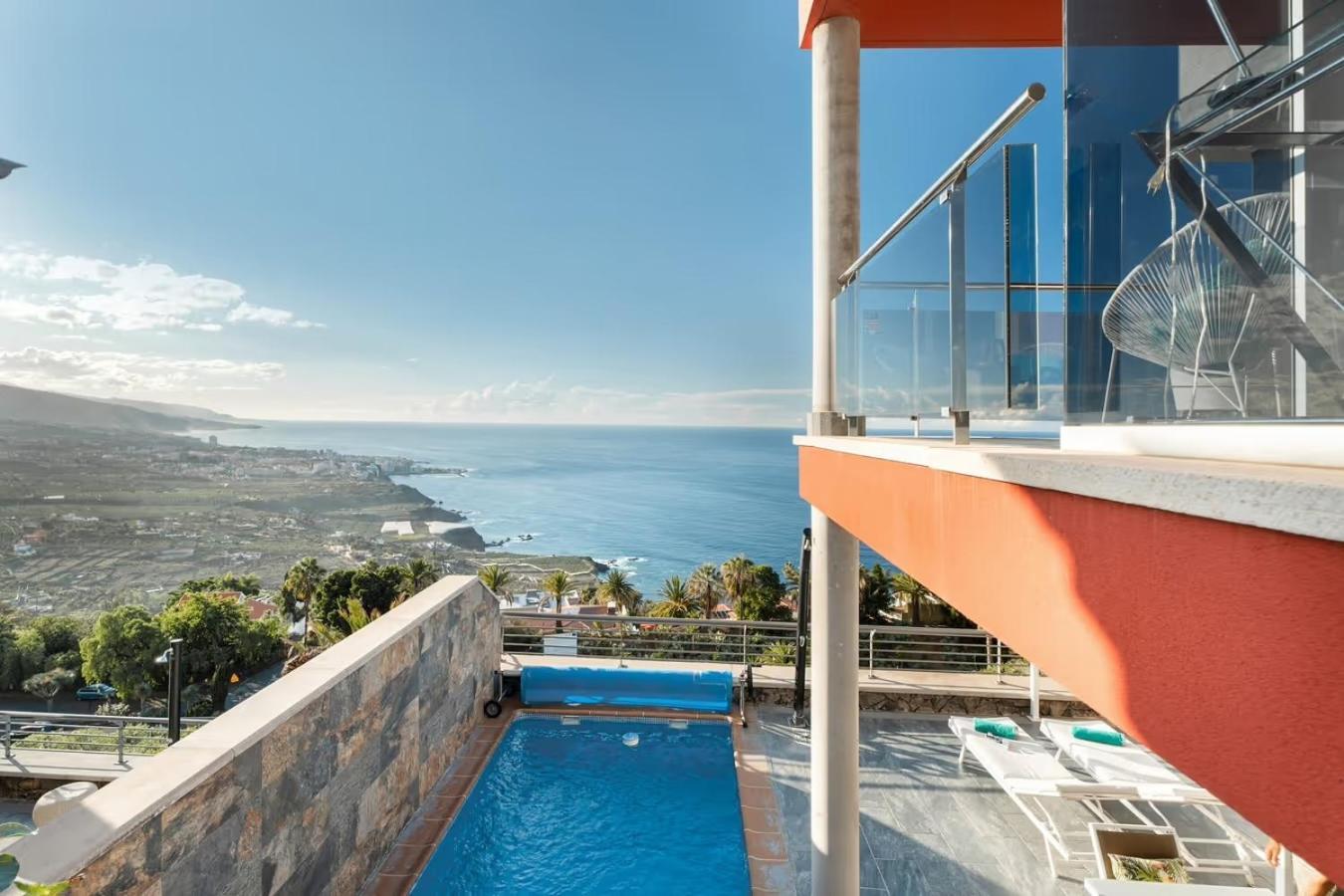 Villa Golden Horizon Con Piscina Privada Climatizada Santa Úrsula Buitenkant foto