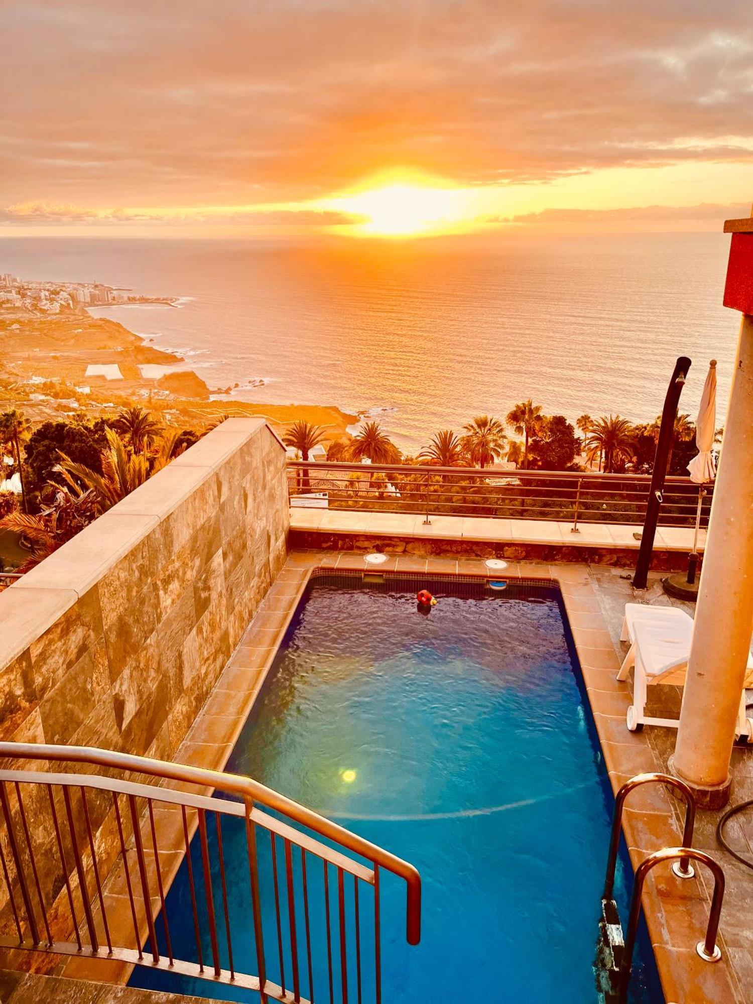 Villa Golden Horizon Con Piscina Privada Climatizada Santa Úrsula Buitenkant foto